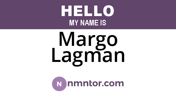 Margo Lagman