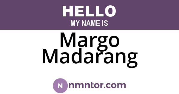 Margo Madarang