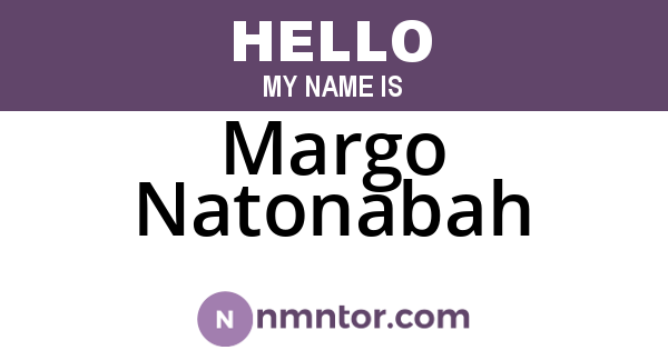 Margo Natonabah