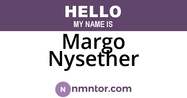 Margo Nysether