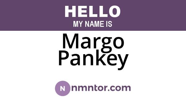 Margo Pankey