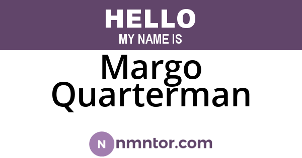 Margo Quarterman