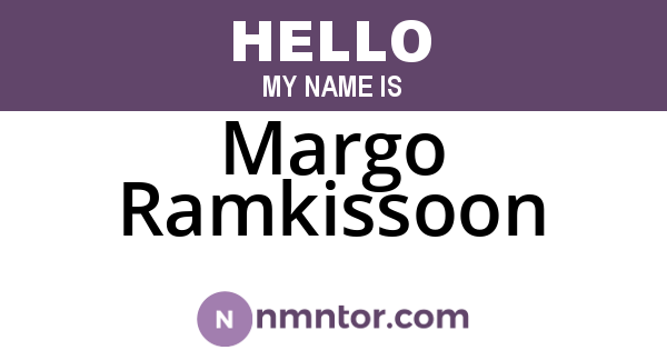 Margo Ramkissoon