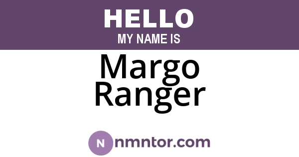 Margo Ranger
