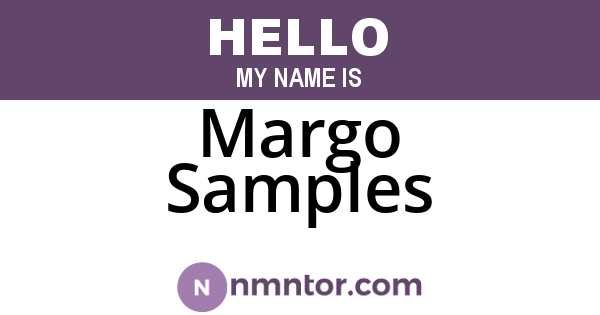 Margo Samples