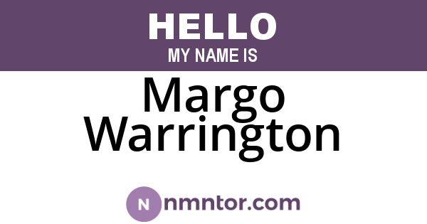 Margo Warrington