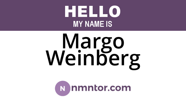 Margo Weinberg