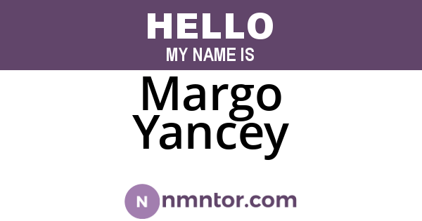 Margo Yancey