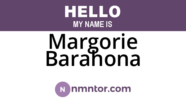 Margorie Barahona