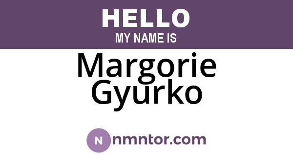Margorie Gyurko