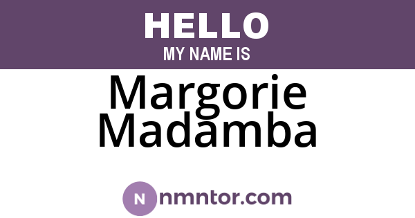 Margorie Madamba