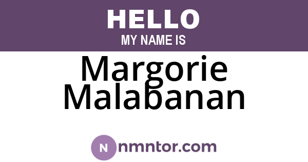 Margorie Malabanan