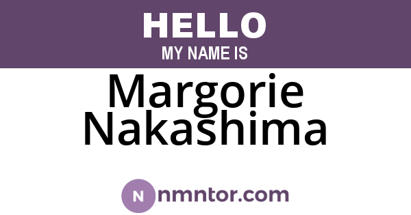 Margorie Nakashima