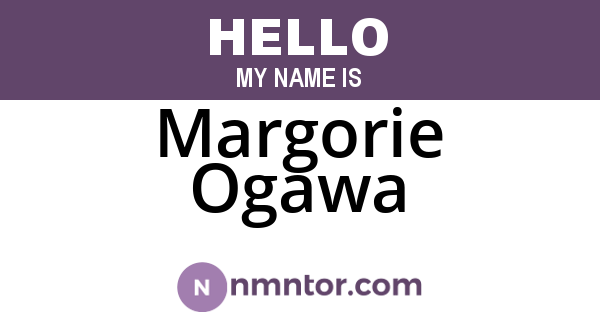 Margorie Ogawa