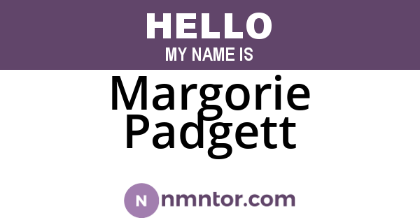 Margorie Padgett
