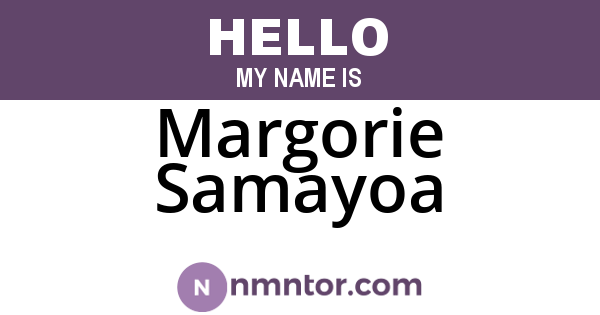 Margorie Samayoa