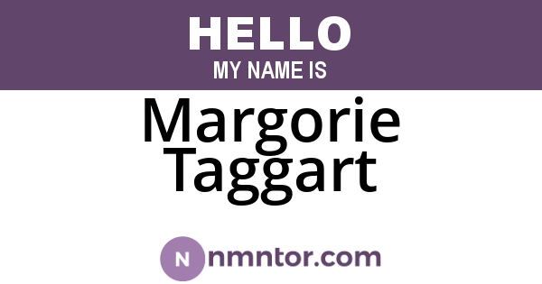 Margorie Taggart