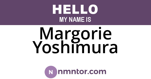 Margorie Yoshimura