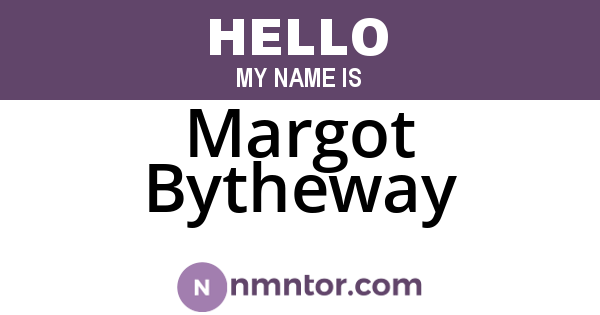 Margot Bytheway