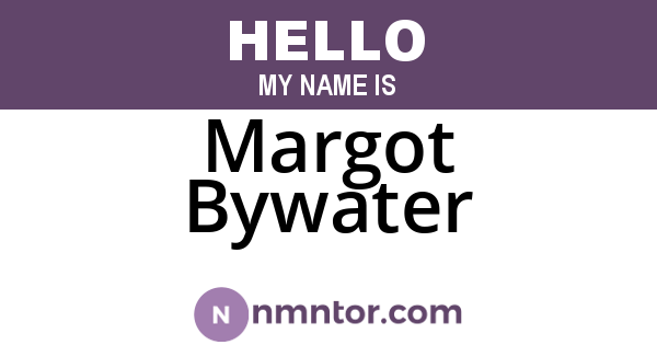 Margot Bywater