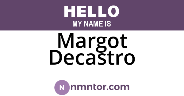 Margot Decastro