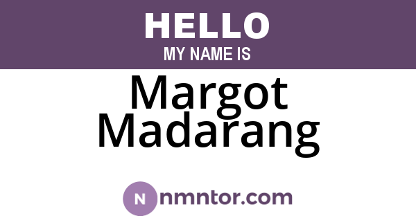 Margot Madarang