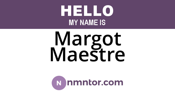 Margot Maestre