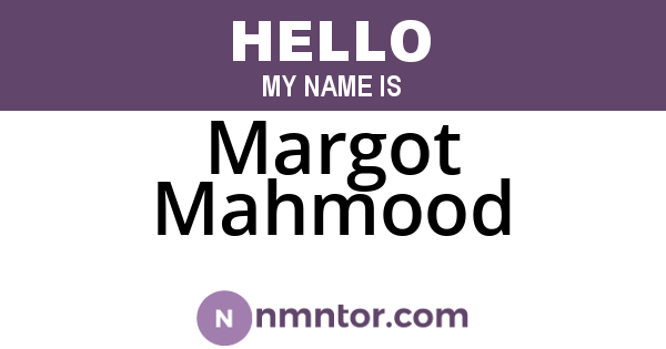 Margot Mahmood