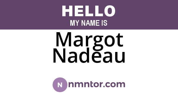 Margot Nadeau