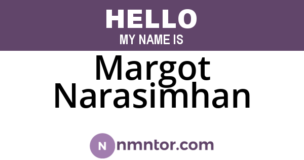 Margot Narasimhan