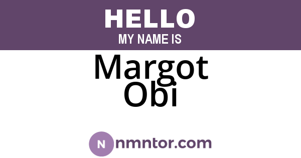 Margot Obi