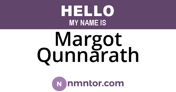 Margot Qunnarath