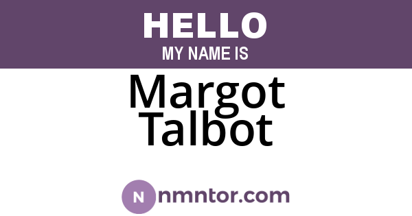 Margot Talbot