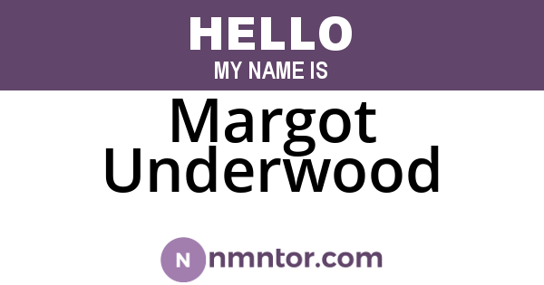 Margot Underwood