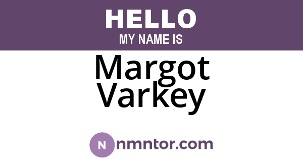 Margot Varkey