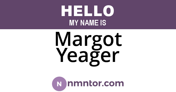 Margot Yeager