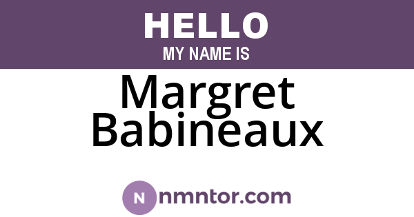 Margret Babineaux