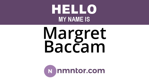 Margret Baccam