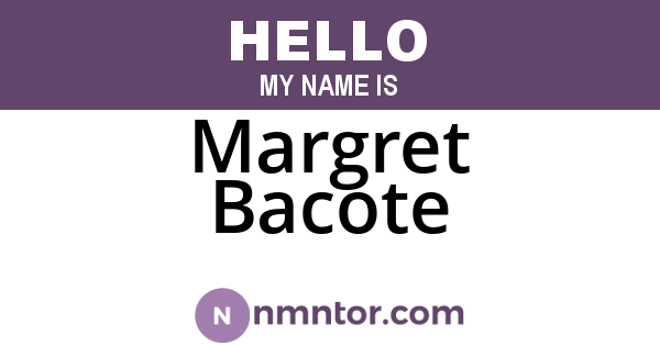 Margret Bacote