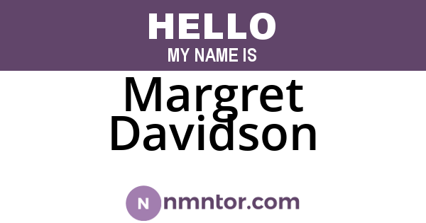 Margret Davidson