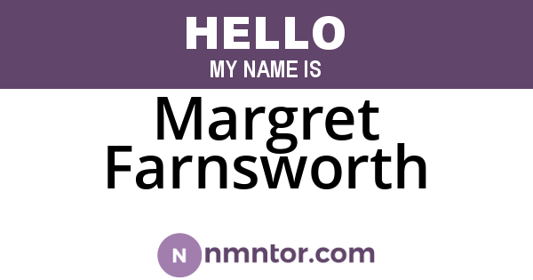 Margret Farnsworth