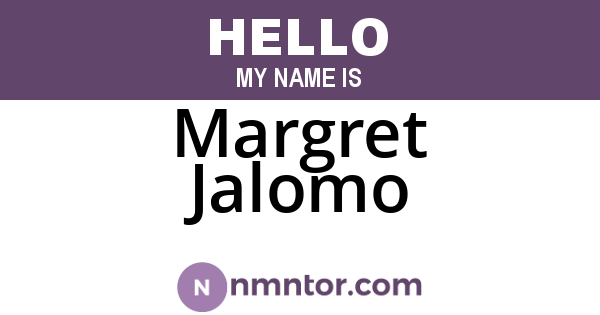 Margret Jalomo