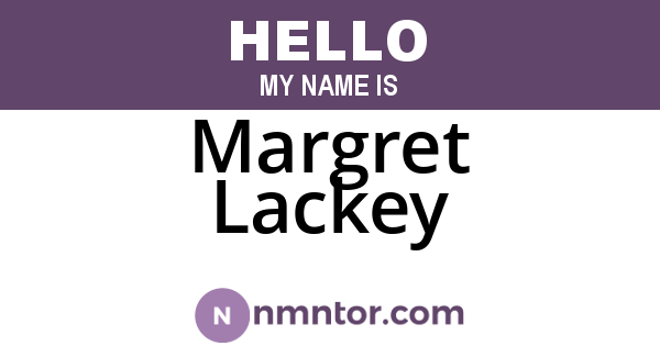 Margret Lackey
