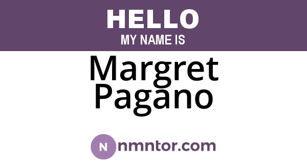 Margret Pagano