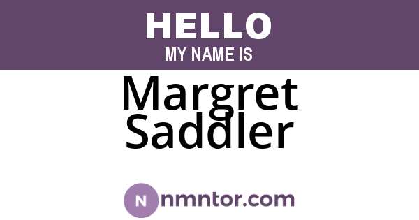 Margret Saddler