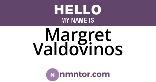 Margret Valdovinos