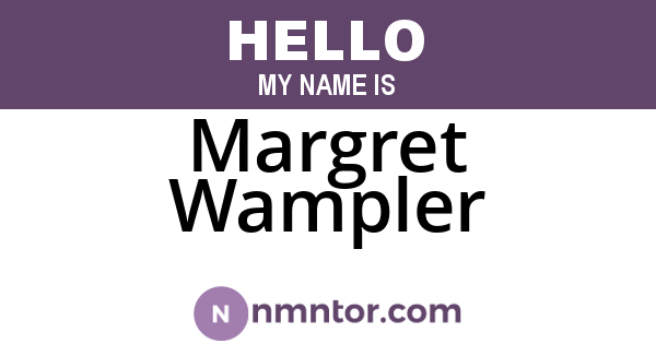 Margret Wampler
