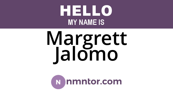 Margrett Jalomo