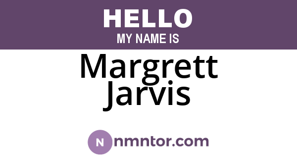 Margrett Jarvis