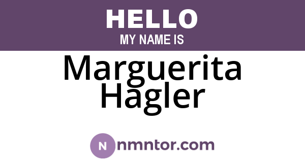 Marguerita Hagler